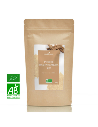 POUDRE D'ASHWAGANDHA BIO 200gr