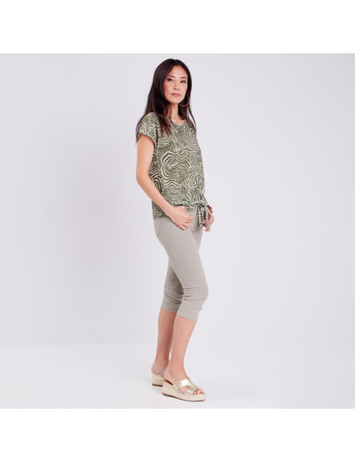 Pantacourt droit taille standard