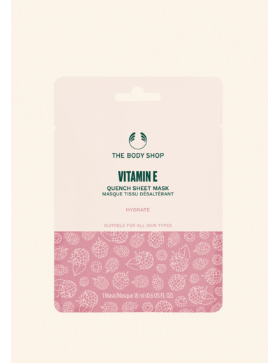 Masque Tissu désaltérant Vitamine E