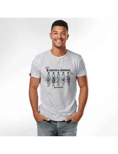 T-Shirt Homme 5 Fruits et Légumes