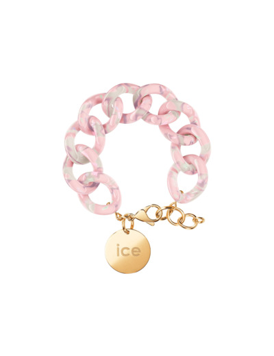 Bracelet chaîne Ice-Watch ICE jewellery Pearl nude en acétate et métal doré