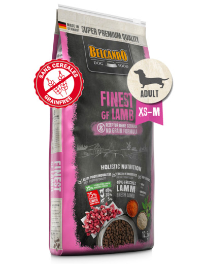 FINEST GF LAMB 12.5kg - Croquettes pour chien adulte de moyenne à petite race<br />Agneau