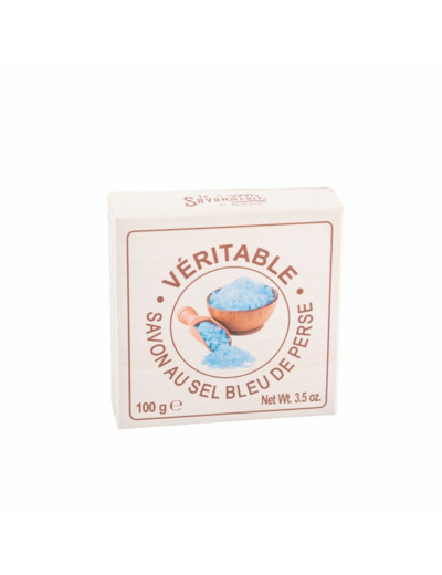 SAVON AU SEL BLEU DE PERSE SAVONNERIE DE NYONS 100G