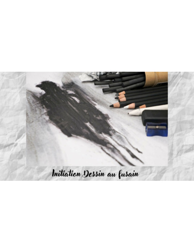 Dessin au fusain-  2h30 pour débutants avec Chrystel Gomez
