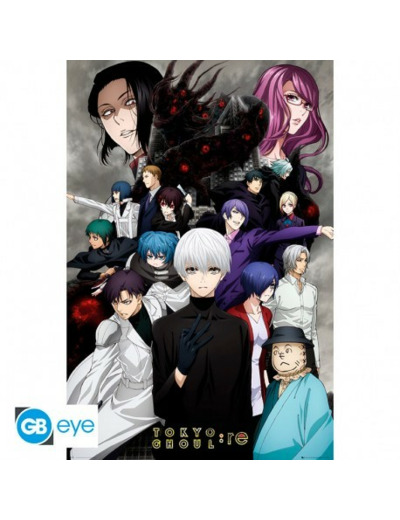 TOKYO GHOUL: RE - Poster "Key Art 3" roulé filmé (91.5x61)