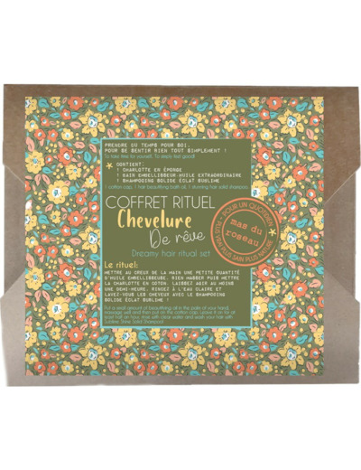 COFFRET RITUEL CHEVELURE DE REVE MAS DU ROSEAU