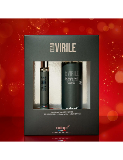 L'eau Virile - Coffret eau de parfum 30 ml + gel douche 250 ml