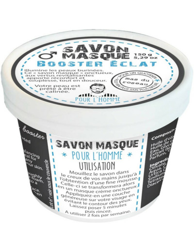 SAVON MASQUE BOOSTER POUR HOMME MAS DU ROSEAU 150G