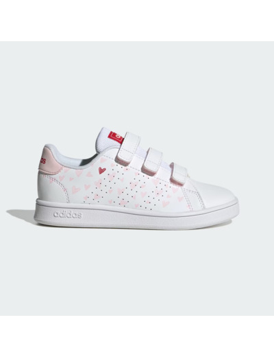 Basket junior fille blanc adidas