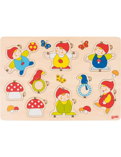 Puzzle à empiler Lutins - Goki - 57470