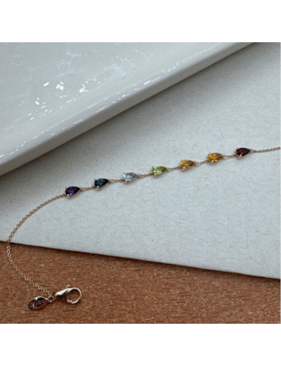 Bracelet Rainbow en Or Rose
