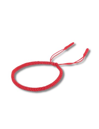 Bracelet tibétain corde rouge