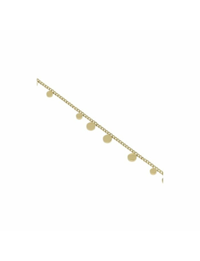 Bracelet Zag en acier argenté et oxydes de zirconium