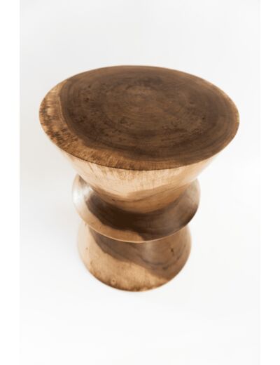 Table basse Totem en bois de suar