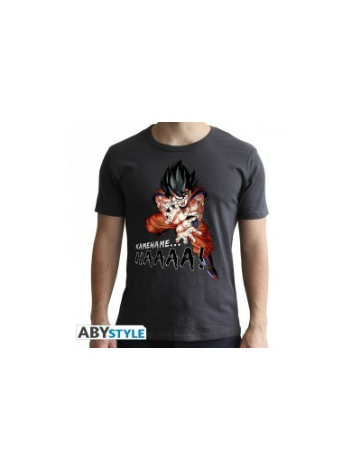 DRAGON BALL - Tshirt "DBZ/ Kamehameha" homme MC dark grey