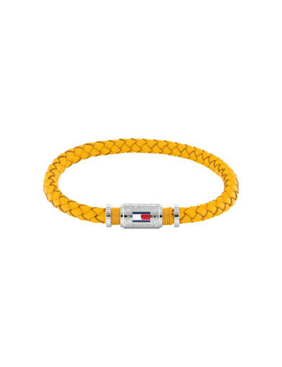 Bracelet Tommy Hilfiger en acier et cuir