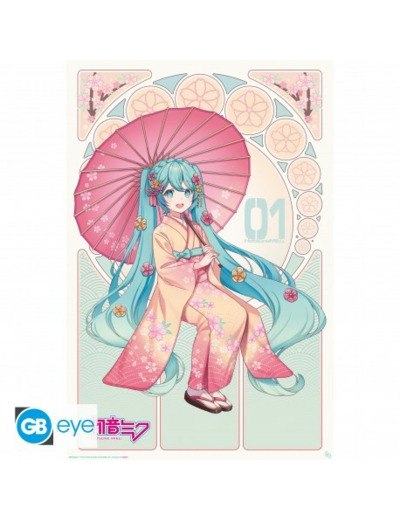 HATSUNE MIKU - Poster Maxi 91,5x61 - Sakura Kimono