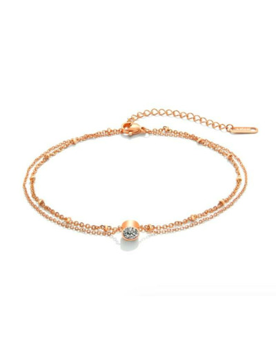 Fatima bracelet de cheville en acier inoxydable