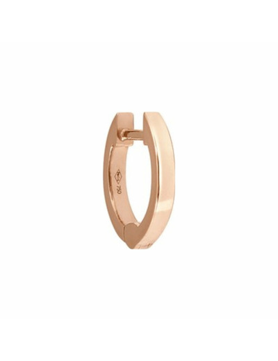Mono boucle d'oreille créole Vanrycke Officiel en or rose, taille XS