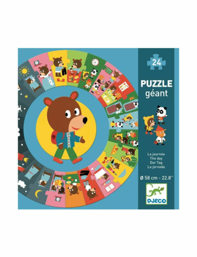 Puzzle Geant La Journée 24 pièces - DJ07015 - Djéco