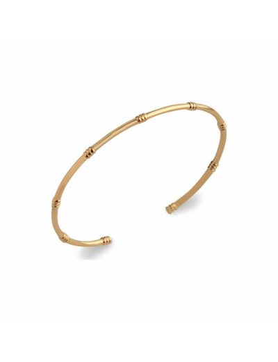 Bracelet jonc en plaqué or