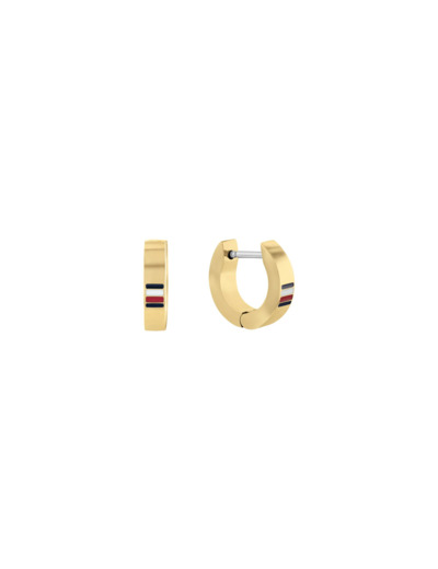 Boucles d'oreilles Tommy Hilfiger Le en acier doré