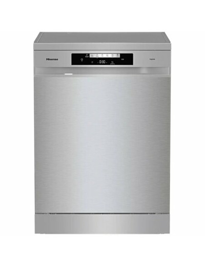 Lave-vaisselle 60cm 14 couverts 46db inox - hs642d90x - hisense