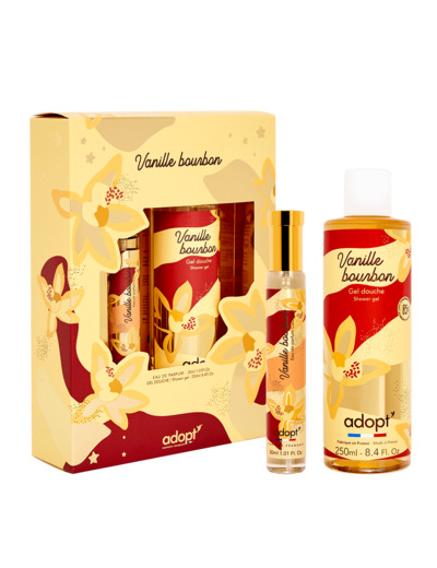 Vanille Bourbon - Coffret eau de parfum 30 ml + gel douche 250 ml