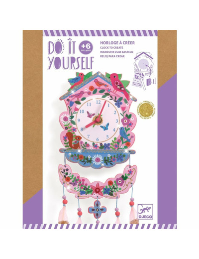 Horloge Coucou à créer - Do it Yourself  - DJ07979 - DJECO