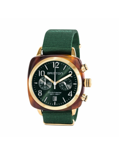 Montre Briston Clubmaster Classic Chrono Date Acétate
