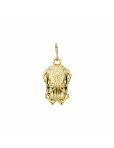 Pendentif Mya Bay Scarabée en métal doré