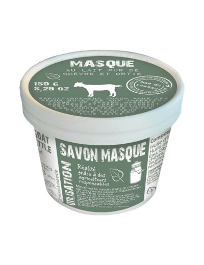 SAVON MASQUE AU LAIT DE CHEVRE ET TEA TREE MAS DU ROSEAU 150G