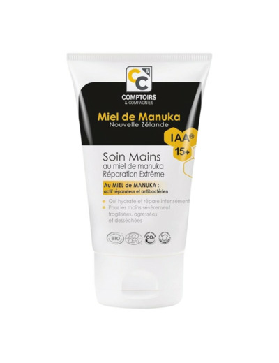 CREME MAINS SOIN REPARATEUR AU MIEL DE MANUKA FLACON DE 50ML