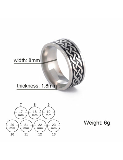 BAGUE HOMME NOEUD CELTIQUE