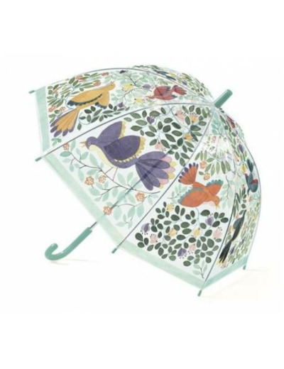 Parapluie fleurs et oiseaux - DD04804