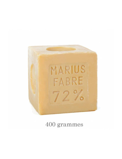 SAVON DE MARSEILLE CUBE BLANC MARIUS FABRE 400G