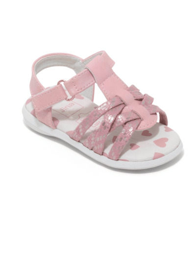 Sandale ouverte bebe fille rose