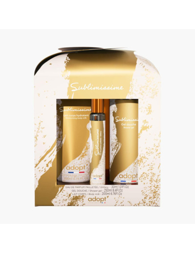 Sublimissime - Coffret chalet 30ml + gel douche 250ml + lait corps 200ml