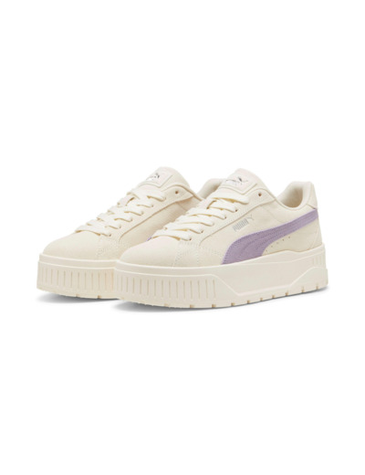 Basket femme blanc mauve puma karmen ii