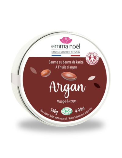 BEURRE DE KARITE ARGAN EMMA NOEL 140G