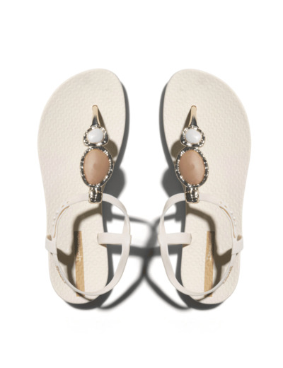 Tong femme beige gold ipanema