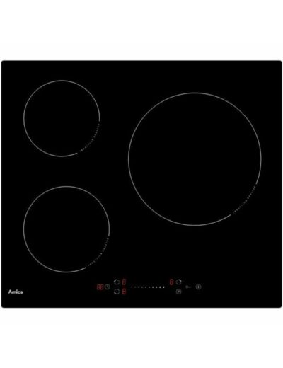 Plaque de Cuisson à Induction 60 cm 3 Feux 6600w REF AI3537