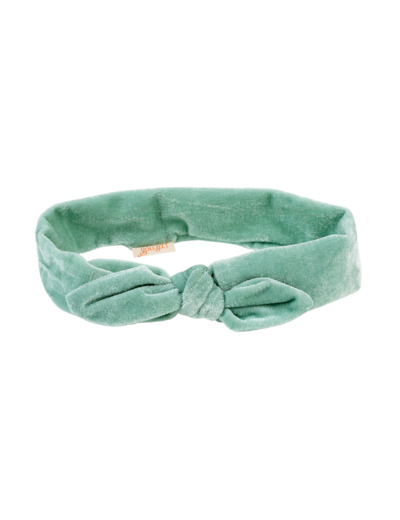 Bandeau Titia velours pastel vert menthe (1 pc) - Souza - 105492