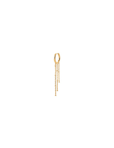 Boucles d'oreilles créoles en plaqué or