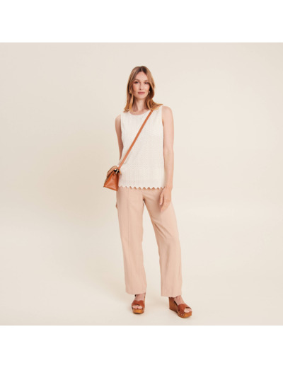 Pantalon large fluide