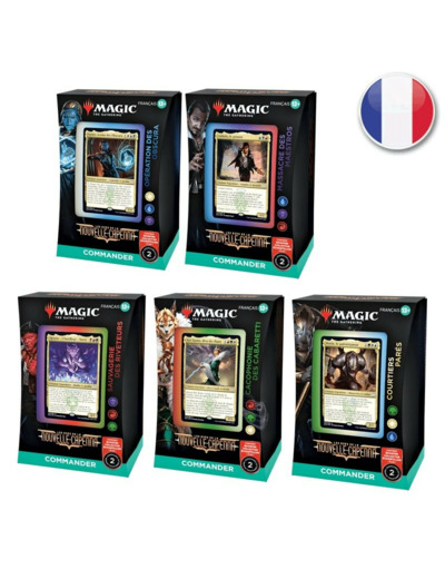 Lot des 5 Decks Commander Les rues de la Nouvelle-Capenna