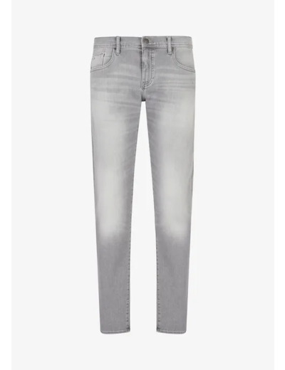 JEANS SLIM GRIS