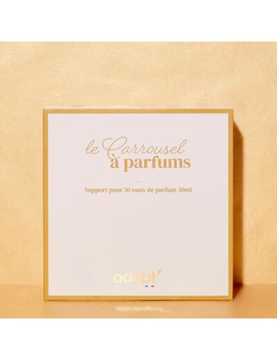 Le carrousel à parfums - Présentoir 30 eaux de parfums 30ml