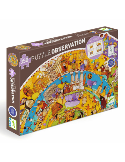 Puzzle Observation  Livret 350 Pieces - DJ07470 - DJECO